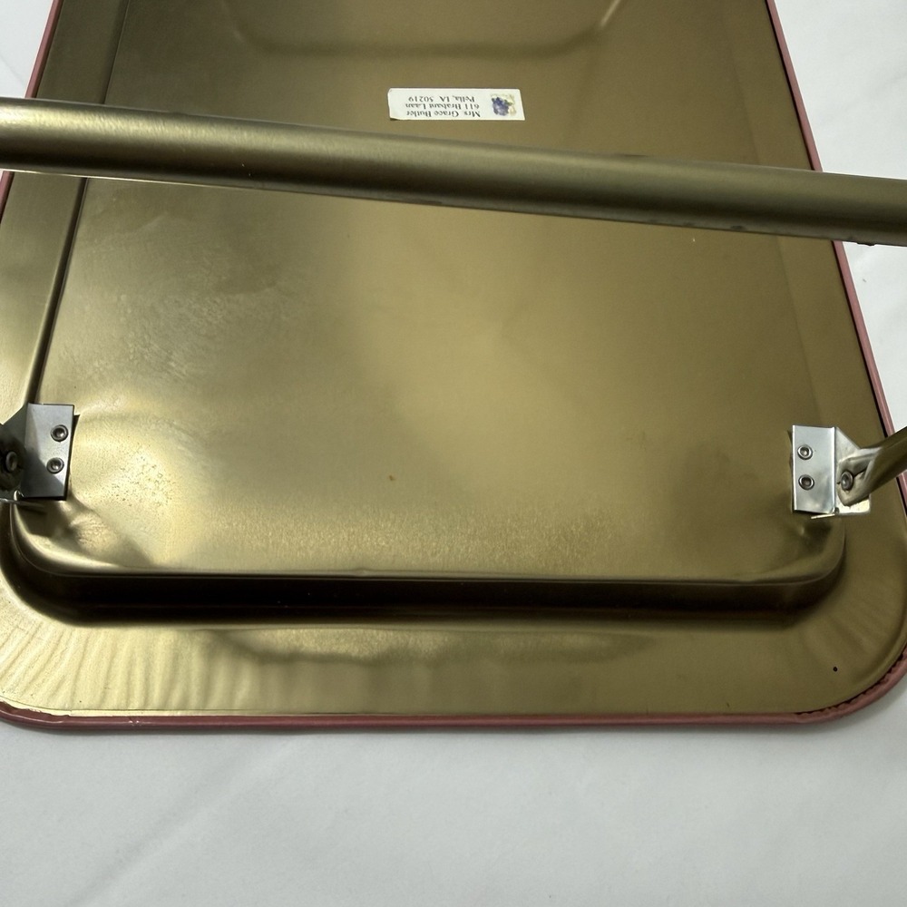 Metal Lap Tray Angela Trotta Thomas Art Girl Dollhouse Folding Legs 80's Vintage - Picture 13 of 15